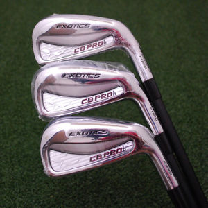 Tour Edge Exotics CB PROh Hybrid/Driving Irons 3pc Set 2h,3h&4h Gr Regular NEW image 1
