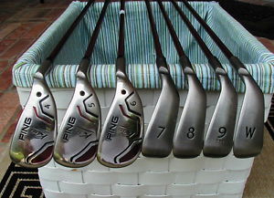 NICE Ping K15 Hybrid Iron Set 4,5,6 Hybrids & 7-PW (7 PC) Black Dot REGULAR flex image 1