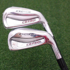 Tour Edge Exotics CB PROh Hybrid/Driving Irons 2pc Set 2h&3h Graphite Stiff NEW image 1
