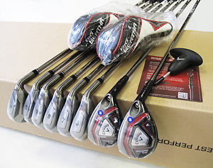 New Callaway Big Bertha Combo Iron 8pc Set 4H,5H, 6~PW,SW Graphite Regular Flex image 1