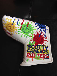 SCOTTY CAMERON PAINTSPLASH CIRCLE T HEADCOVER MALLET GOLO PUTTER image 1