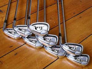 TAYLOR MADE TOUR BURNER IRONS IRON SET 4-SW – 105 REG STEEL – G.C image 1