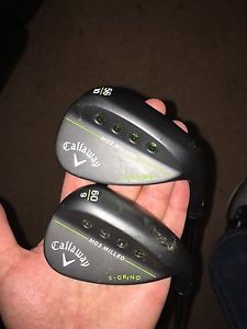 CALLAWAY MD3 BLACK WEDGE SET 56 60 S GRIND 2 UPRIGHT MCC PLUS 4 image 1