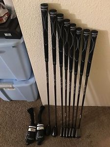 Adams Idea Tech V4 Forged Iron Set 4H5H 6789PG 8pc Bassara 60xoct R Flex image 1