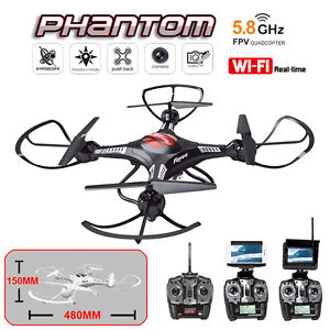 Drone Phantom FY560DV FPV HD Camera 5.8Ghz 6-Axis Gyro  UAV RTF UFO Like Syma X5 image 1