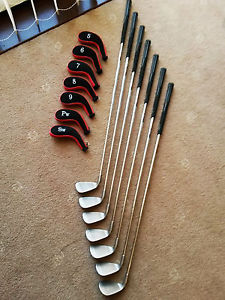 Ping G-20 Iron Set - 5 to SW with steel shafts and head covers included image 1