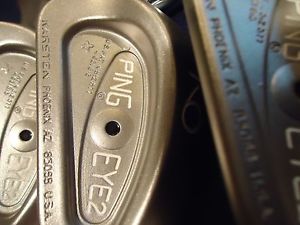 PING EYE 2+ IRON SET 3-PW *BLACK DOT* REFINISHED... AWESOME image 1