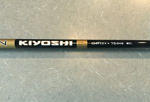 Oban Kiyoshi Black 75 Driver Shaft 04 Flex+ Titleist 915 Driver Tip + Grip image 1
