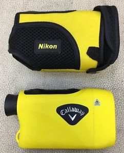 Nikon LR550 waterproof Callaway Golf Laser Rangefinder hunting yellow image 1