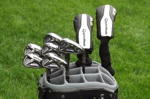 Nice Taylormade M2 Hybrid &amp; Iron Combo Set W Graphite Regular Flex Shafts image 1