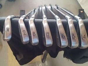 Ping Left handed S 57 white dot 4-PW iron set.  Very clean image 1