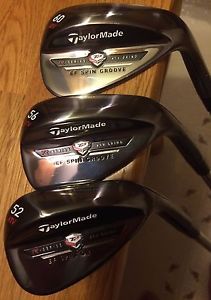 Taylormade TP EF 52*ATV, 56*ATV &amp; 60*ATV Wedge set W/Dynamic Gold S300 Shafts image 1