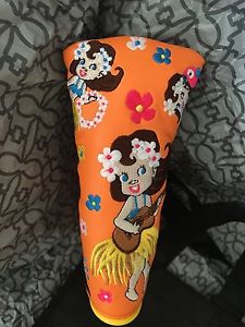 Scotty Cameron 2016 Limited Encinitas Luau Headcover Putter Orange Gallery ~New image 1