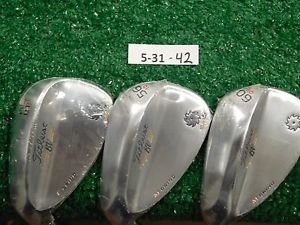 Titleist Vokey SM5 TC Left Hand 52/56/60 Gap/Sand/Lob Wedge Set S200 Steel New image 1