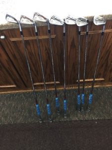Taylormade Golf RSI TP Used Irons 4-PW KBS Tour 90 Stiff Mcc4 Grips image 1