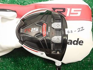 TaylorMade R15 12* Driver Speeder 57 Regular Graphite with HC &amp; Tool Excellent image 1