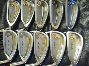 Honma Mens LB280 New H&amp;F golf iron 18k gold 2stars Great! image 1