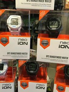 NEW 2016 BUSHNELL NEO ION GPS RANGEFINDER WATCH FOR GOLF BLACK image 1