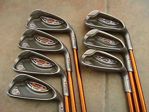 Ping G10 Irons 4-PW Regular Graphite Shafts-Red Dot, image 1