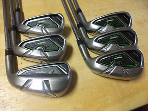 TaylorMade RBZ RocketBallz 5,6,7,8,9,PW IRONS IRON Set 5-PW Steel R-Flex image 1