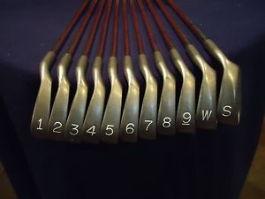 PING EYE  IRON SET 1-SW *GREEN DOT* REFINISHED BY PING IN 1994.. AWESOME image 1
