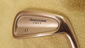 BRIDGESTONE J33 FORGED CB IRONS 3-9-iron STIFF DYNAMIC GOLD S300 STEEL SHAFT image 1