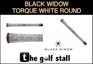 150 NEW BLACK WIDOW TORQUE FULL CORD GOLF GRIPS ROUND WHITE JOBLOT 100% GENUINE image 1