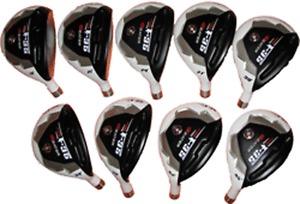 All Single Length 39" Heater F-35 Hybrid REGULAR Graphite Golf Club Set 3-SW image 1