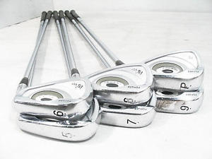 Used[C] Golf PRGR is3 501 Iron set Spec Steel 2 M-43 Men S4B image 1