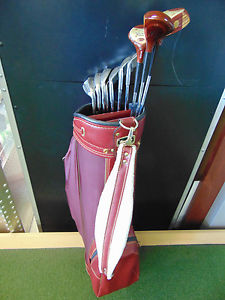 "Excellent" Macgregor Round Sole Irons 3-PW, Woods &amp; Bag R-Flex image 1