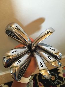 Titleist AP2 716 Iron Set 4-PW w/ Dynamic Gold AMT Stiff Flex Steel Shafts image 1