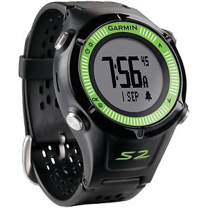 Garmin Approach S2 Golf GPS télémètre Noir/Vert Montre Mondial golf Course image 1