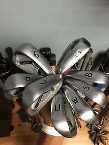 PING I25 Graphite iron Set 5-PW+UW+SW Black dot, regular flex TFC 189 image 1