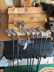 Nike Forged Pro Combo Tour Irons *rare* Stiff Graphite 2-PW image 1