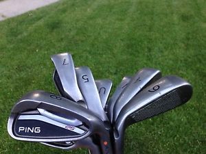 Ping G25 Irons 4-aw With Stock Regular Flex With Cushin. Orange Dot image 1