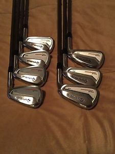 taylormade tour preferred mc iron set - ust recoil prototype shafts image 1