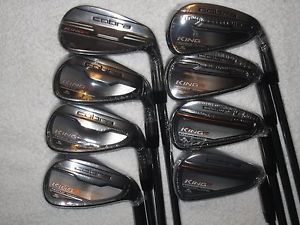 2016 COBRA KING F6 IRON SET 4-GW KING F6 REGULAR FLEX STEEL *BRAND NEW* image 1