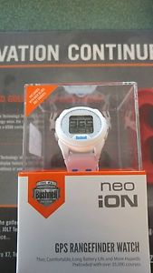New Bushnell Neo iON GPS Watch White/Blue 35,000 Preloaded Courses image 1
