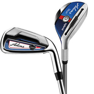 NEW Adams Golf Blue Hybrid Combo Irons - Choose Set Composition &amp; Flex image 1