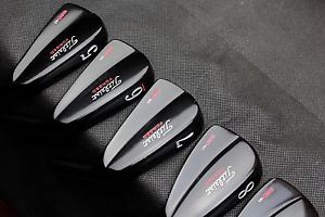 SICK! Custom Black Oxide Titleist Golf 690 MB 5-PW Iron Set Stiff Flex image 1
