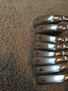 PING i Iron Set. Nippon Tour 130 X Stiff Shafts. 3-PW. Used 1 Round. Black Dot image 1