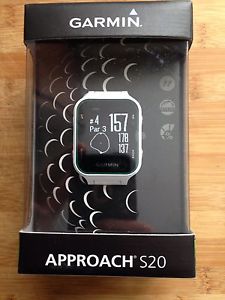 Garmin Approach S20 Golf Touchscreen GPS Watch WHITE PinPointer Technology NEW image 1