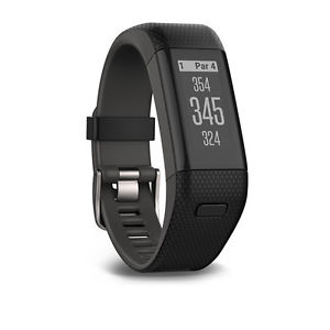NEW Garmin Approach X40 Preloaded Golf Range Finder GPS Band 2016 - Black / Gray image 1