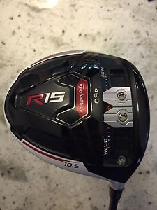 Taylormade R15 TP Driver White 10.5 Head w/ headcover &amp; tool image 1