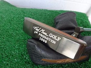 Tad Moore 1st Production Tour S Shorty Milled Putter 35" Putter W/ Headcover RH image 1