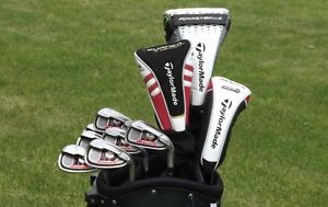 Mens TaylorMade Regular Flex Set w Burner Plus Irons RBZ Driver Burner 3 Wood HB image 1