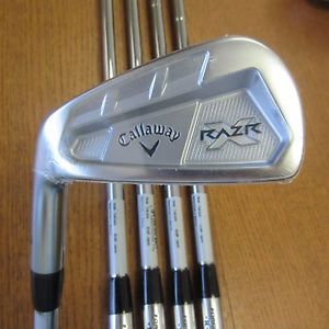 New CALLAWAY APEX FORGED 6-PW Iron Set N.S PRO 990GH steel Stiff-Flex LEFT HAND image 1