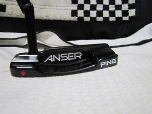 CUSTOM TOUR MATTE BLACK PING ANSER MILLED 35 INCH Putter image 1