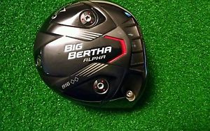 CALLAWAY BIG BERTHA ALPHA 816 DOUBLE DIAMOND 9 DEGREE DRIVER HEAD ONLY image 1