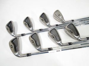 -LH- TAYLOR MADE RAC R7 XD IRONS (4-PW,AW) IRON SET w/Steel REGULAR Flex Shafts image 1